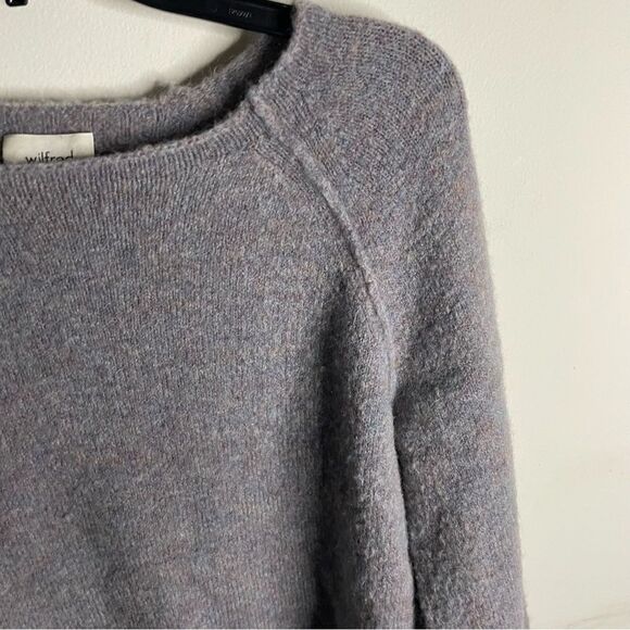 Aritzia Wilfred Chapais Gray Wool Blend Sweater- Size XS - Picture 7 of 8